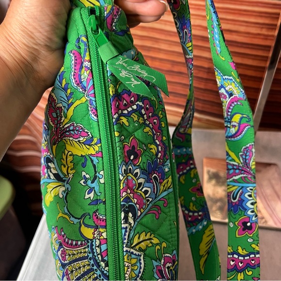 Vera Bradley Vibrant Emerald Paisley Shoulder Crossbody Bag ๐๐๐ - Picture 11 of 17
